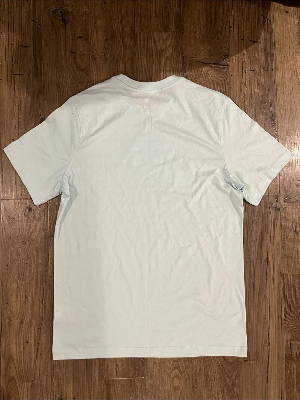 Nike Light Mint Green Aqua Blue Short Sleeve Tee with White Swoosh